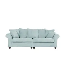 Sofa.de Big-Sofa 264 cm 3-Sitzer türkis/petrol