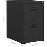 vidaXL Aktenschrank 46x62x72,5 cm anthrazit