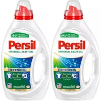 Persil Universal Kraft-Gel Flüssigwaschmittel für weiße & helle Wäsche, 2x 20 WL