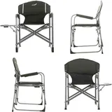 VCM Campingstuhl 2er Set Schwarz