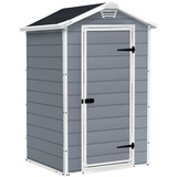 KETER Manor 4x3 1,28 x 0,94 m grau/weiß