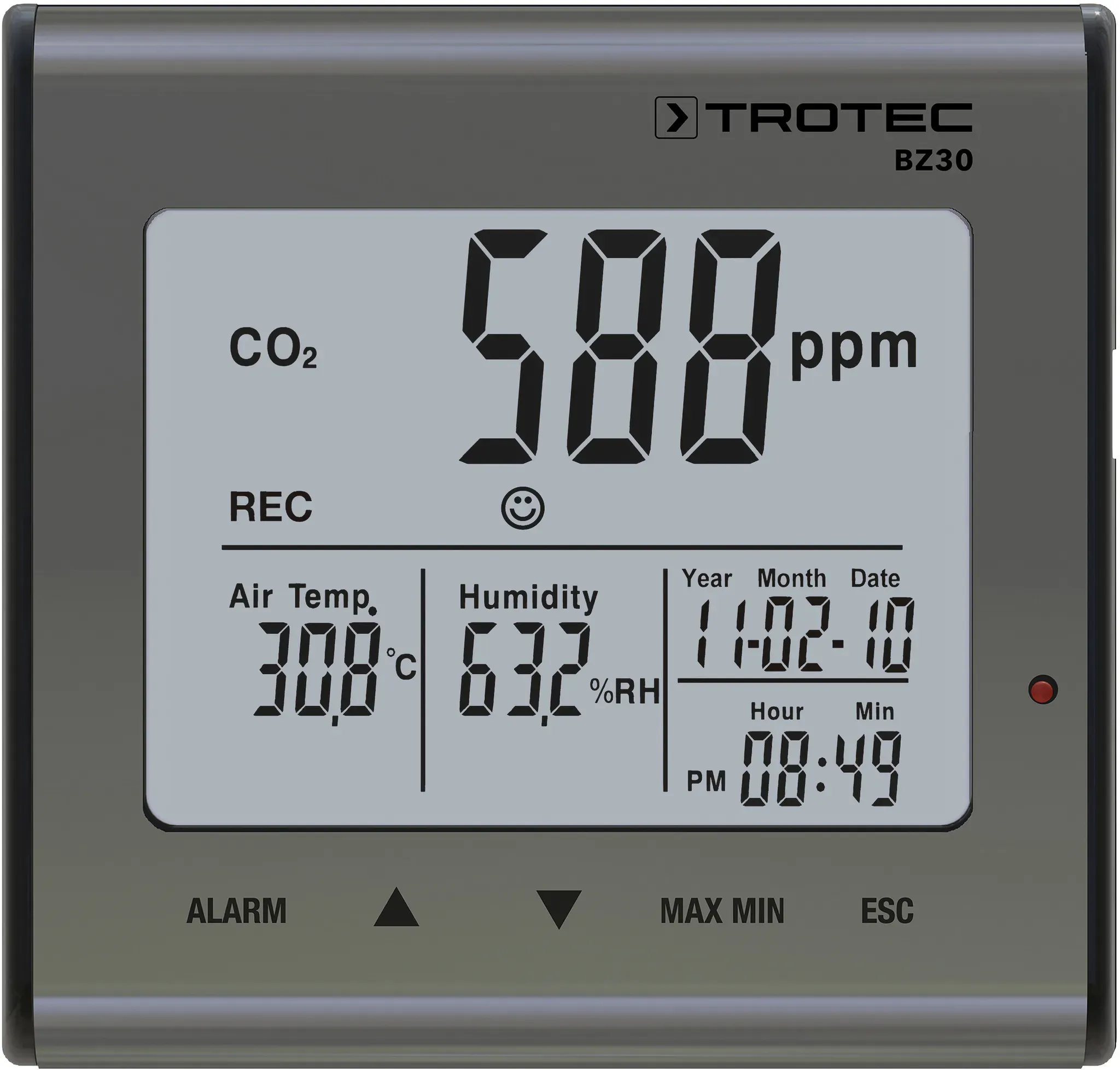 Trotec CO2-luchtkwaliteit-datalogger BZ30