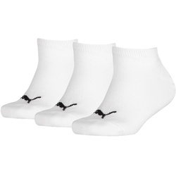 3er Pack PUMA Kinder Sneakersocken white 27-30