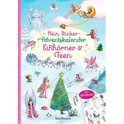 Mein Sticker-Adventskalender - Einhörner & Feen - AUSVERKAUFT -