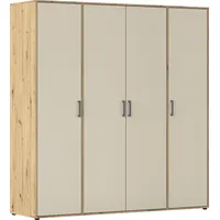 Rauch Wäscheschrank VOYAGER 187 x 194 x 53 cm Beige