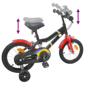 vidaXL Kinderfahrrad 12 Zoll blau/rot
