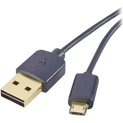 Conrad Electronic SE Renkforce Duplex - USB-Kabel - USB (M) umkehrbar zu Micro-U