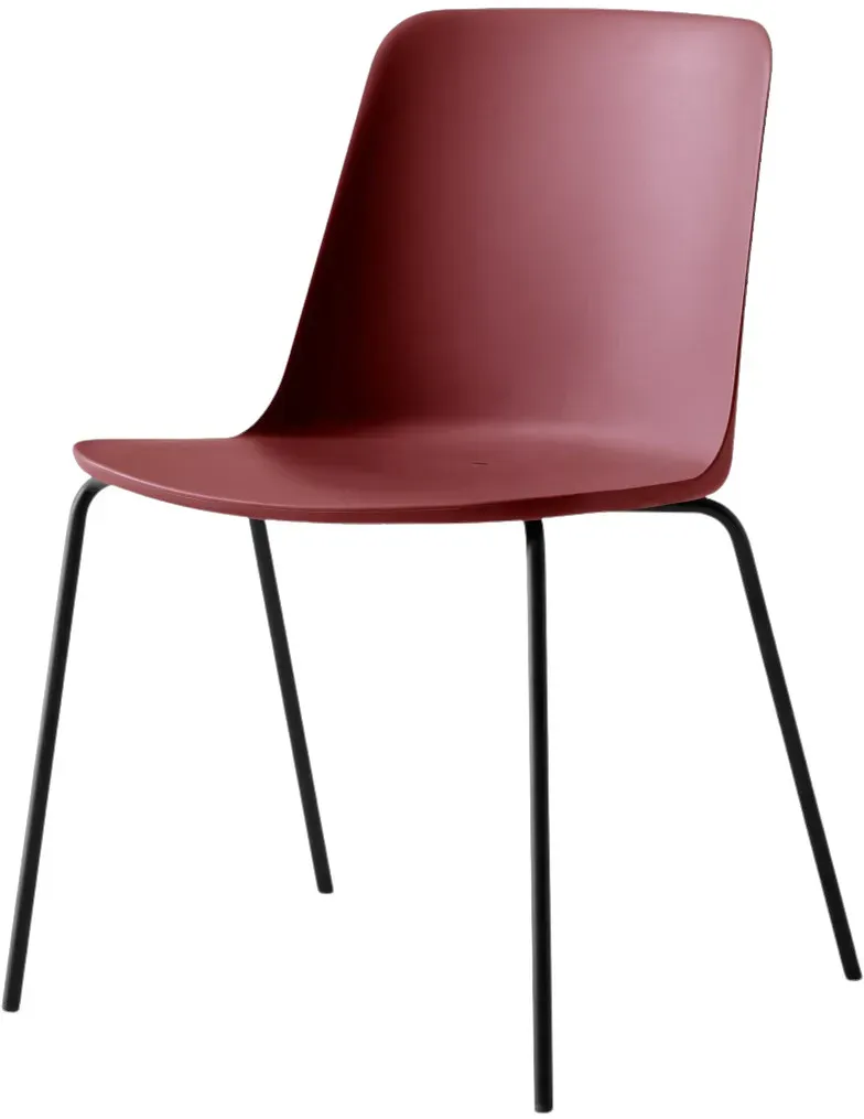 &Tradition Rely HW138 Gartenstuhl, red brown