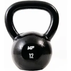 Kettlebell aus Gusseisen - Schwarz - 12 kg SCHWARZ 12kg