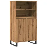 vidaXL Highboard Artisan-Eiche 60x36x110 cm Holzwerkstoff