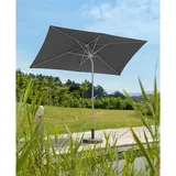 Schneider SCHIRME Porto Anthrazit, Obermaterial: 100% Polyester, Standschirme, Stahl/Polyester