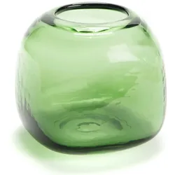 Vase Alkan 15 cm grün - Rund Glas Amadeus 15.15x15.5 cm