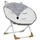 Atmosphera Créateur d'intérieur Kindersessel Atmosphera grau/weiß
