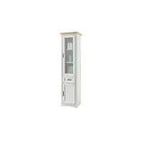 Möbel Kraft Varese Hochschrank 48 x 190 cm Weiß Holz
