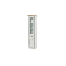 Möbel Kraft Varese Hochschrank 48 x 190 cm Weiß Holz