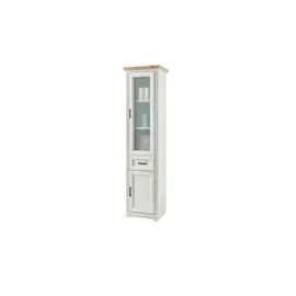Möbel Kraft Varese Hochschrank 48 x 190 cm Weiß Holz
