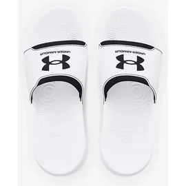 Under Armour Ignite Select Badesandalen - White / White / Black - EU 41