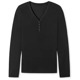 SCHIESSER Pyjamaoberteil Schwarz XS (34)