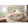 ed exciting design Boxspringbett "Elkford, Familienbett in der Größe 240x200cm", ivory, B:250cm L:240cm, 100% Polyester, Komplettbetten, Boxspringbett, inkl. Stauraum im Kopfteil
