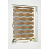 K-HOME Klemmfix Doppelrollo Welle 90 x 150 cm taupe
