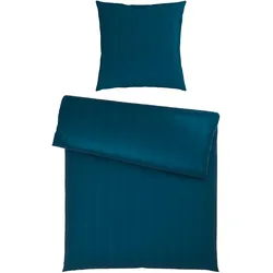 Bettwäsche Xenia Streif Blau ca. 135x200cm