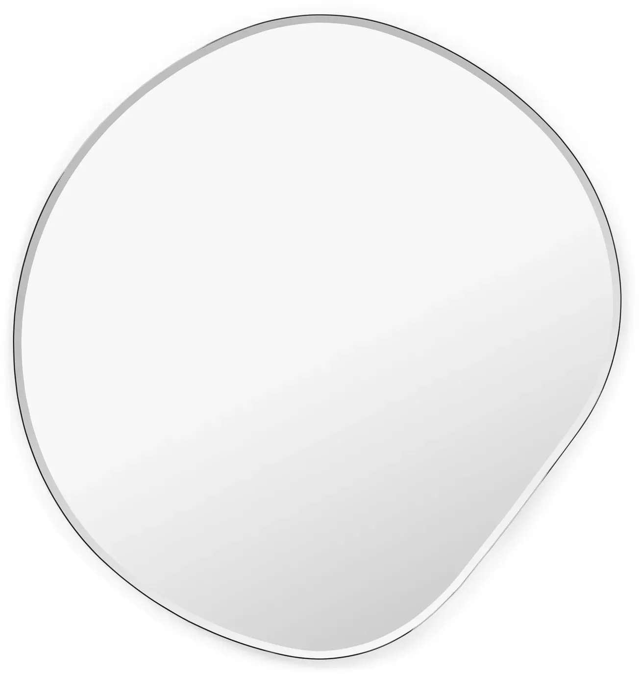 Spiegel ferm LIVING, Pond XL, Metallisch, Glas - 87 - 94