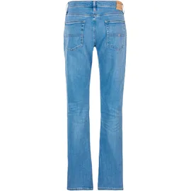 Tommy Hilfiger TOMMY JEANS "Ryan Regular Slim Straight", Herren, Gr. 30, Länge 34, blau (denim medium), Denim/Jeans, Obermaterial: 95% Baumwolle, 4% Elastomultiester, 1% Elasthan, straight fit, Jeans Straight-Jeans
