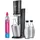 Sodastream Crystal 3.0 schwarz + 3 Glaskaraffen + CO2-Zylinder