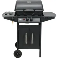 LUND Garten-Gasgrill 2+1 8Kw Seitenbrenner