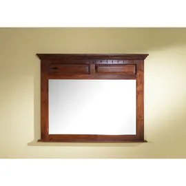 Massivmoebel24 Spiegel Akazie 110x6x87 nougat lackiert OXFORD 328