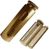 RollMaster - The RollMaster Cigarette Roller Portable Brass Rolling Machine, Vintage Cigarette Roller Durable Joint Roller