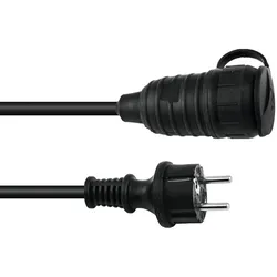 Stromkabel 10m - Verlängerungskabel - Schutzkontakt - Outdoor - 3x1,5qmm