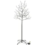 Nipach 96 LED Baum mit Blüten Blütenbaum Lichterbaum warm weiß 150 cm Batterie Timer