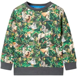 vidaXL Kinder-Sweatshirt Dschungel-Motiv 140