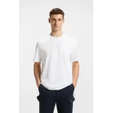 Boss Green Herren, T-Shirt Tee 10, weiss