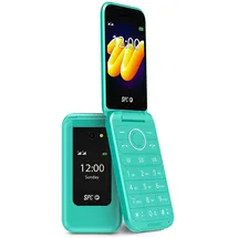 SPC Wild – 4G Basistelefon für Digitale Abschaltung und sicheres Ersttelefon | Kamera, Dual-Display, SOS-Taste und 7 Tage Akkulaufzeit | Türkis