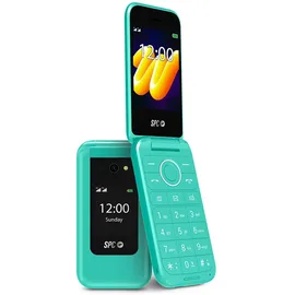 SPC Wild – 4G Basistelefon für Digitale Abschaltung und sicheres Ersttelefon | Kamera, Dual-Display, SOS-Taste und 7 Tage Akkulaufzeit | Türkis