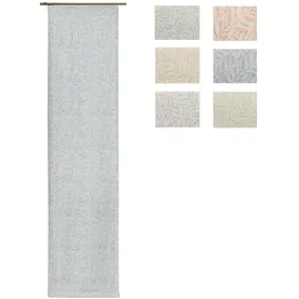 Wirth Schiebegardine WIRTH "Gospic" Gr. 1, blau, B:60cm H:145cm, Jacquard, Baumwolle, Polyester, Gardinen
