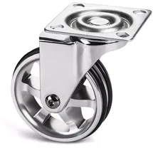 SO-Tech Möbelrolle Bobby Ø 75 mm Aluminiumrad ohne Bremse