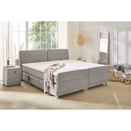 Jockenhöfer Boxspringbett »Paola«, grau