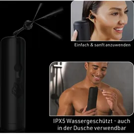 Media Shop Wush - elektrischer Ohrenreiniger inkl. 6 Ersatzspitzen - Ohrenschmalz Entferner - Ohrenspülung mit massierenden Wasserstrahl - wasserfestes Ohrspül