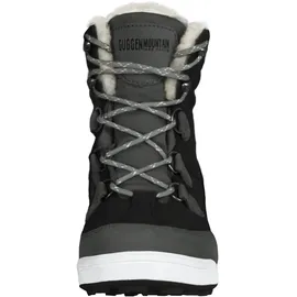 Guggen Mountain Winterstiefel Uni in Schwarz-Grau, | schwarz 37