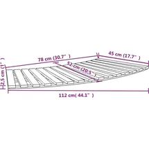 vidaXL Whirlpool-Umrandung Schwarz Poly-Rattan und Massivholz Akazie