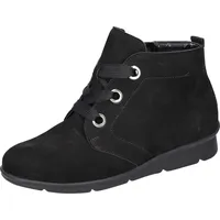 WALDLÄUFER Schnürboots »K-INGA«, Stiefelette, Bequemschuh in Komfortweite K = extraweit Gr. 6,5, schwarz , 59139209-6,5