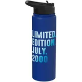 Juli 2000 Jahr 2000 Retro 2000 Vintage Limited Edition Stainless Steel Insulated Water Bottle
