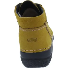 WOLKY Seamy Moc Bootie 0625311-940, Antique Nubuckleder, Mustard (senfgelb) für Damen, gelb, Größe 41 EU