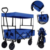 Arebos Bollerwagen mit Dach Eco,