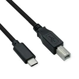 Roline USB-C auf USB-B 3 m Schwarz