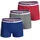 NFL Huddle Boxer blau/grau/rot XXL 3er Pack