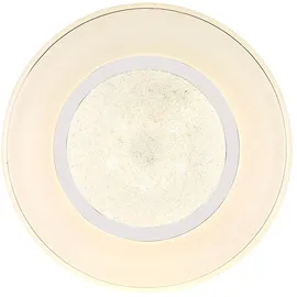 ETC Shop LED Kristall Decken Leuchte 1 rund weiß